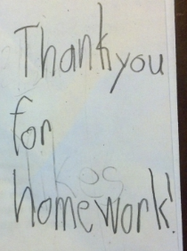 Thank You For Homework